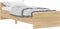 vidaXL - Bedframe - zonder - matras - hout - sonoma - eikenkleurig - 75x190 - cm