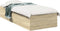 vidaXL - Bedframe - zonder - matras - hout - sonoma - eikenkleurig - 75x190 - cm