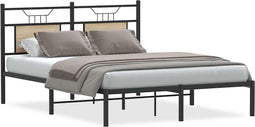 vidaXL - Bedframe - zonder - matras - hout - sonoma - eikenkleurig - 150x200 - cm
