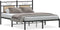 vidaXL - Bedframe - zonder - matras - hout - sonoma - eikenkleurig - 150x200 - cm