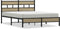 vidaXL - Bedframe - zonder - matras - hout - sonoma - eikenkleurig - 137x190 - cm