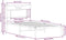 vidaXL - Bedframe - zonder - matras - hout - sonoma - eikenkleurig - 90x190 - cm