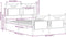 vidaXL - Bedframe - zonder - matras - hout - sonoma - eikenkleurig - 137x190 - cm
