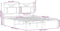vidaXL - Bedframe - zonder - matras - hout - sonoma - eikenkleurig - 137x190 - cm