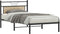 vidaXL - Bedframe - zonder - matras - hout - sonoma - eikenkleurig - 100x200 - cm