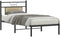 vidaXL - Bedframe - zonder - matras - hout - sonoma - eikenkleurig - 75x190 - cm
