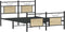 vidaXL - Bedframe - zonder - matras - hout - sonoma - eikenkleurig - 137x190 - cm