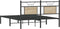 vidaXL - Bedframe - zonder - matras - hout - sonoma - eikenkleurig - 137x190 - cm