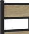 vidaXL - Bedframe - zonder - matras - hout - sonoma - eikenkleurig - 140x190 - cm