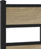 vidaXL - Bedframe - zonder - matras - hout - sonoma - eikenkleurig - 150x200 - cm