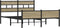 vidaXL - Bedframe - zonder - matras - hout - sonoma - eikenkleurig - 140x200 - cm