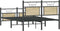 vidaXL - Bedframe - zonder - matras - hout - sonoma - eikenkleurig - 137x190 - cm