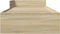 vidaXL - Bedframe - zonder - matras - hout - sonoma - eikenkleurig - 90x190 - cm