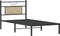 vidaXL - Bedframe - zonder - matras - hout - sonoma - eikenkleurig - 90x190 - cm