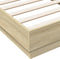 vidaXL - Bedframe - zonder - matras - hout - sonoma - eikenkleurig - 75x190 - cm