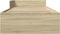 vidaXL - Bedframe - zonder - matras - hout - sonoma - eikenkleurig - 90x200 - cm