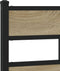 vidaXL - Bedframe - zonder - matras - hout - sonoma - eikenkleurig - 90x190 - cm