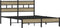 vidaXL - Bedframe - zonder - matras - hout - sonoma - eikenkleurig - 137x190 - cm