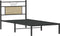 vidaXL - Bedframe - zonder - matras - hout - sonoma - eikenkleurig - 90x200 - cm