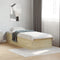 vidaXL - Bedframe - zonder - matras - hout - sonoma - eikenkleurig - 75x190 - cm