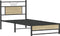 vidaXL - Bedframe - zonder - matras - hout - sonoma - eikenkleurig - 80x200 - cm