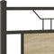 vidaXL - Bedframe - zonder - matras - hout - sonoma - eikenkleurig - 137x190 - cm