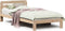 vidaXL - Bedframe - zonder - matras - massief - grenenhout - 100x200 - cm