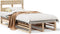 vidaXL - Bedframe - zonder - matras - massief - grenenhout - 100x200 - cm