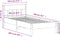 vidaXL - Bedframe - zonder - matras - massief - grenenhout - 100x200 - cm