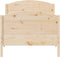 vidaXL - Bedframe - zonder - matras - massief - grenenhout - 100x200 - cm