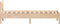 vidaXL - Bedframe - zonder - matras - massief - grenenhout - 100x200 - cm
