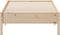 vidaXL - Bedframe - zonder - matras - massief - grenenhout - 100x200 - cm