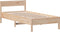 vidaXL - Bedframe - zonder - matras - massief - grenenhout - 100x200 - cm