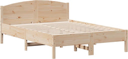 vidaXL - Bedframe - zonder - matras - massief - grenenhout - 120x190 - cm