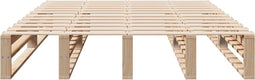 vidaXL - Bedframe - zonder - matras - massief - grenenhout - 120x190 - cm