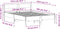 vidaXL - Bedframe - zonder - matras - massief - grenenhout - 120x190 - cm