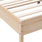 vidaXL - Bedframe - zonder - matras - massief - grenenhout - 120x190 - cm