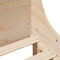 vidaXL - Bedframe - zonder - matras - massief - grenenhout - 120x190 - cm