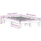 vidaXL - Bedframe - zonder - matras - massief - grenenhout - 120x190 - cm