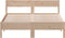 vidaXL - Bedframe - zonder - matras - massief - grenenhout - 120x190 - cm