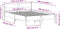 vidaXL - Bedframe - zonder - matras - massief - grenenhout - 120x200 - cm