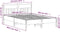 vidaXL - Bedframe - zonder - matras - massief - grenenhout - 120x200 - cm