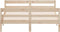 vidaXL - Bedframe - zonder - matras - massief - grenenhout - 120x200 - cm