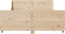 vidaXL - Bedframe - zonder - matras - massief - grenenhout - 120x200 - cm