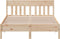 vidaXL - Bedframe - zonder - matras - massief - grenenhout - 120x200 - cm