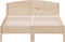 vidaXL - Bedframe - zonder - matras - massief - grenenhout - 120x200 - cm