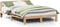 vidaXL - Bedframe - zonder - matras - massief - grenenhout - 135x190 - cm