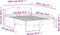 vidaXL - Bedframe - zonder - matras - massief - grenenhout - 135x190 - cm
