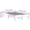 vidaXL - Bedframe - zonder - matras - massief - grenenhout - 135x190 - cm