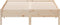 vidaXL - Bedframe - zonder - matras - massief - grenenhout - 135x190 - cm